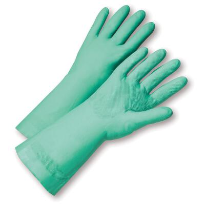 Premium Unlined Nitrile Gloves (12mil, 13", Size 8)