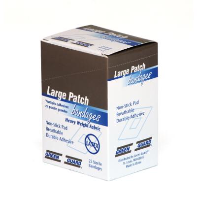 Large Patch Bandages (25/Box)