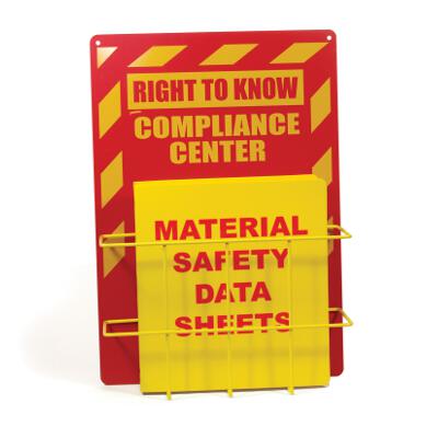 Right to Know Compliance Center (Red 24" x 30")