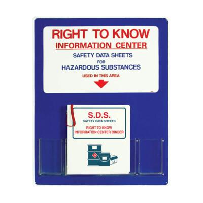 Right to Know Compliance Center (Blue 24" x 30")