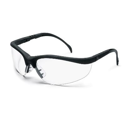 Klondike Safety Glasses (Black/Clear)